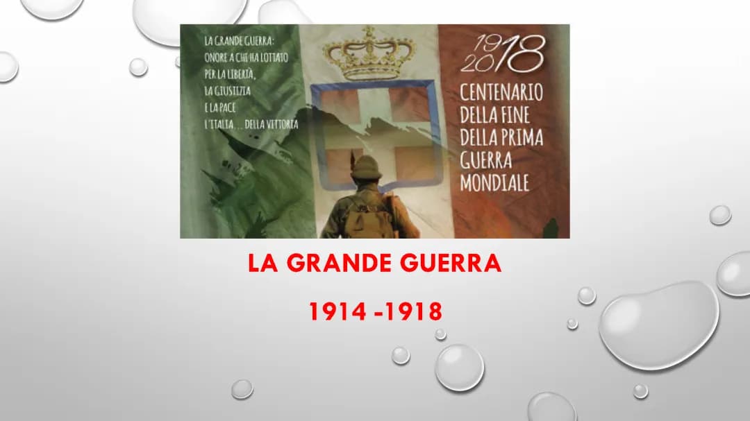 PRIMA GUERRA MONDIALE 