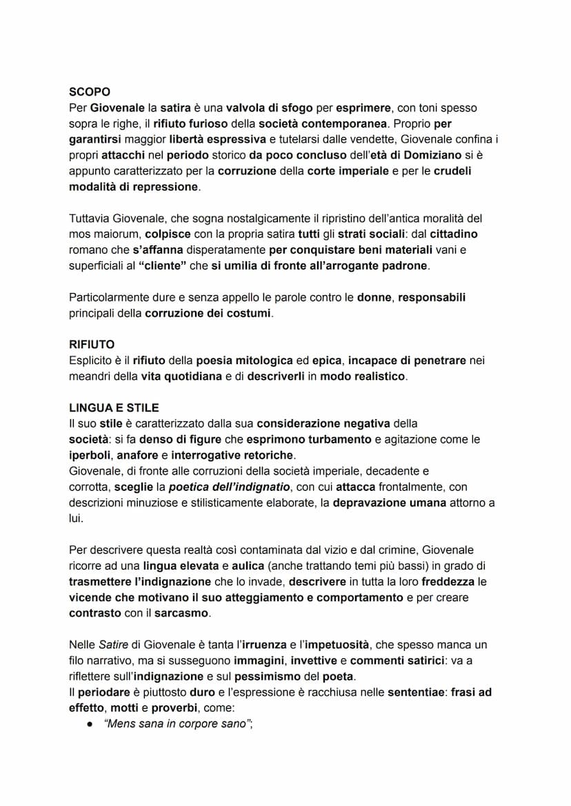 GIOVENALE
VITA
●
●
●
●
Sono poche le informazioni che ci sono giunte su Decimo Giunio
Giovenale, ciò che conosciamo lo ricaviamo dai cenni a