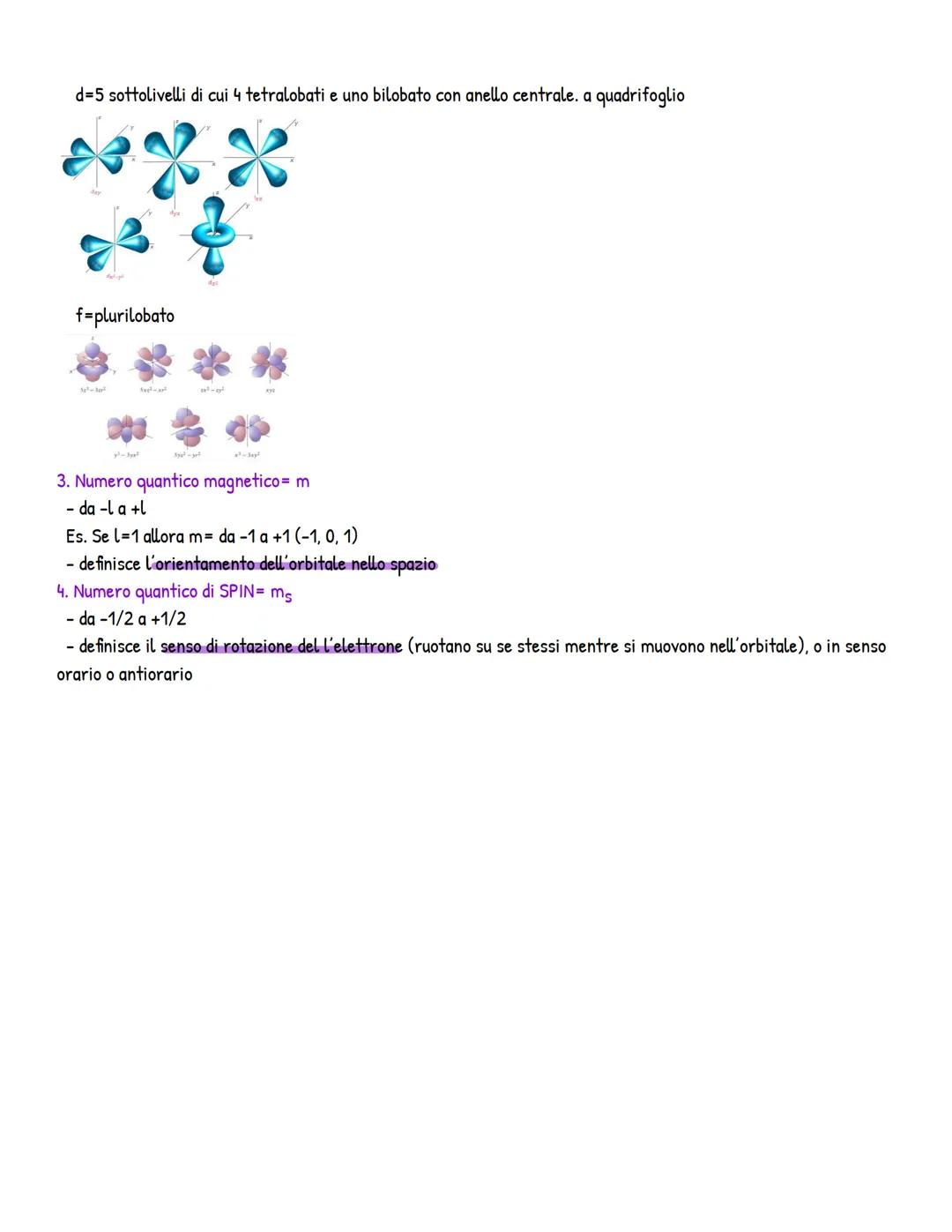 # Orbitali

Gli elettroni si muovono intorno al nucleo in tutte le direzioni. Non possiamo usare la fisica classica per misurare
con precisi