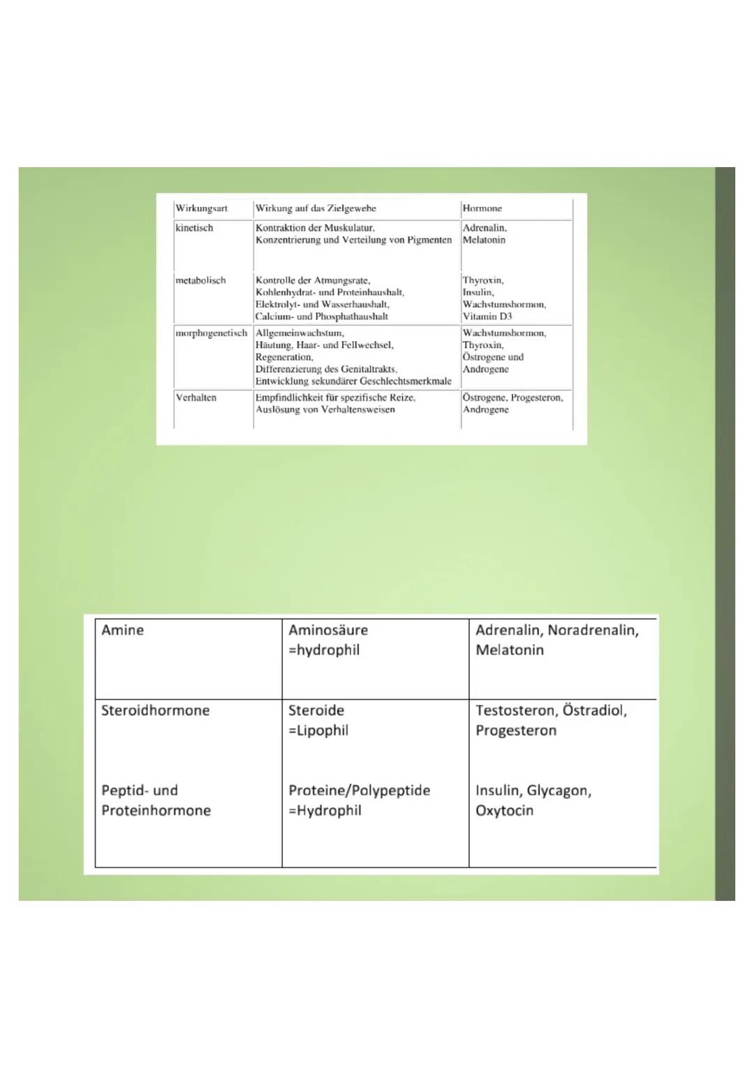 1.Hormone

1.1.Definition
-chemische Signal- und Botenstoffe
-übermitteln Informationen und
regeln wichtige Vorgänge

1.2.Klassifizierung
-U