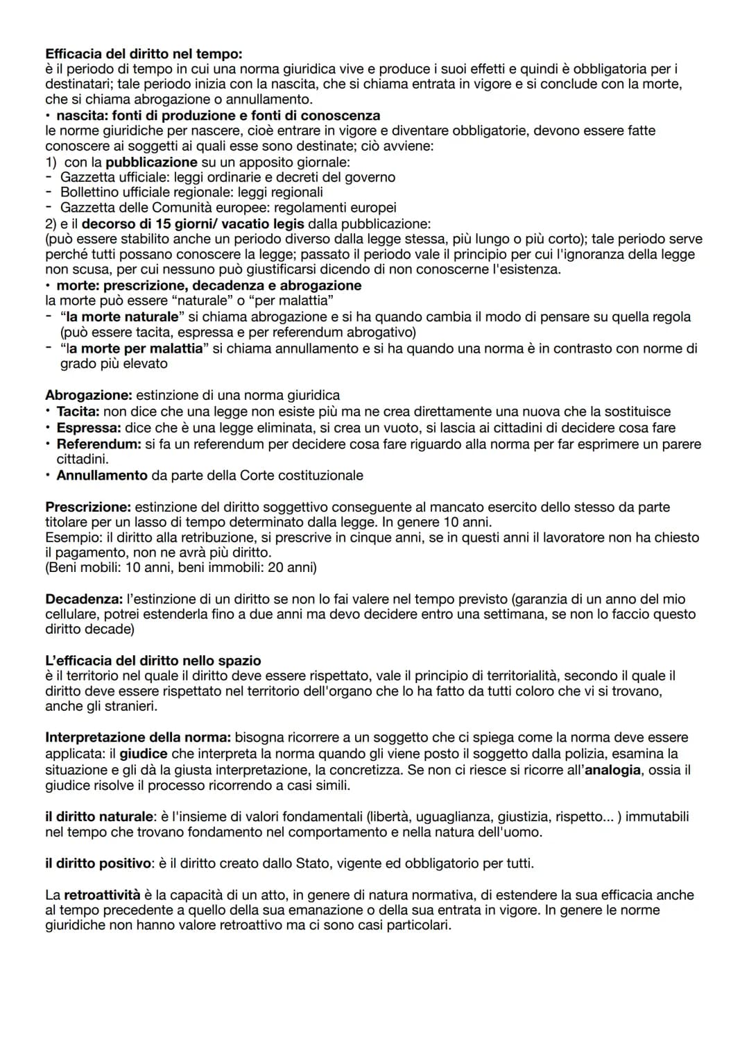 
<p>Il diritto è l'insieme delle regole poste dallo Stato per garantire la convivenza stabilendo i comportamenti da tenere e quelli da evita