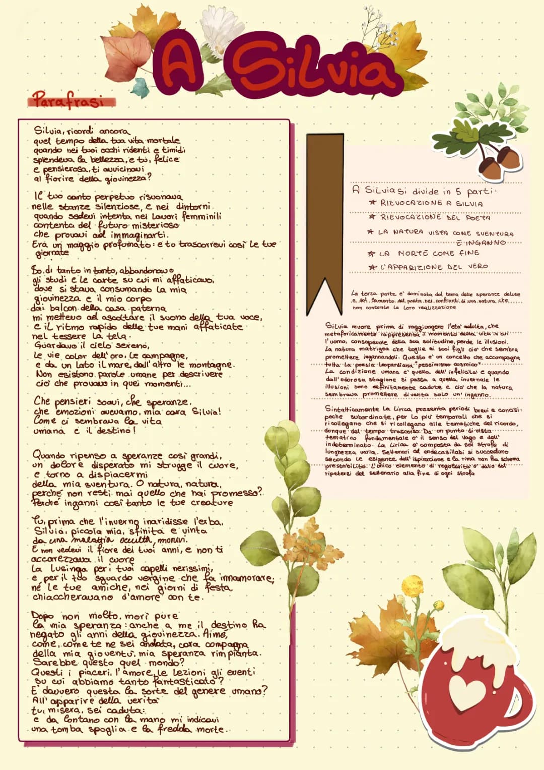 Giacomo Leopardi poetica