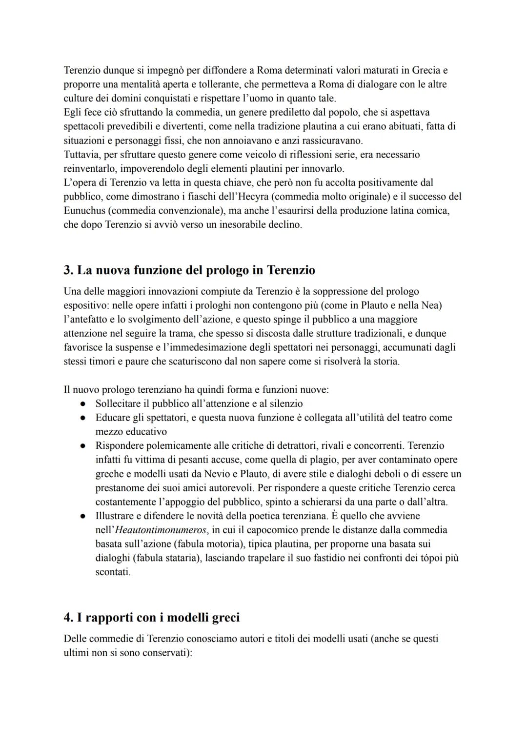 Terenzio
1. La vita di un liberto vicino agli ambienti filoellenici
È il primo poeta della letteratura latina ad avere una biografia antica,
