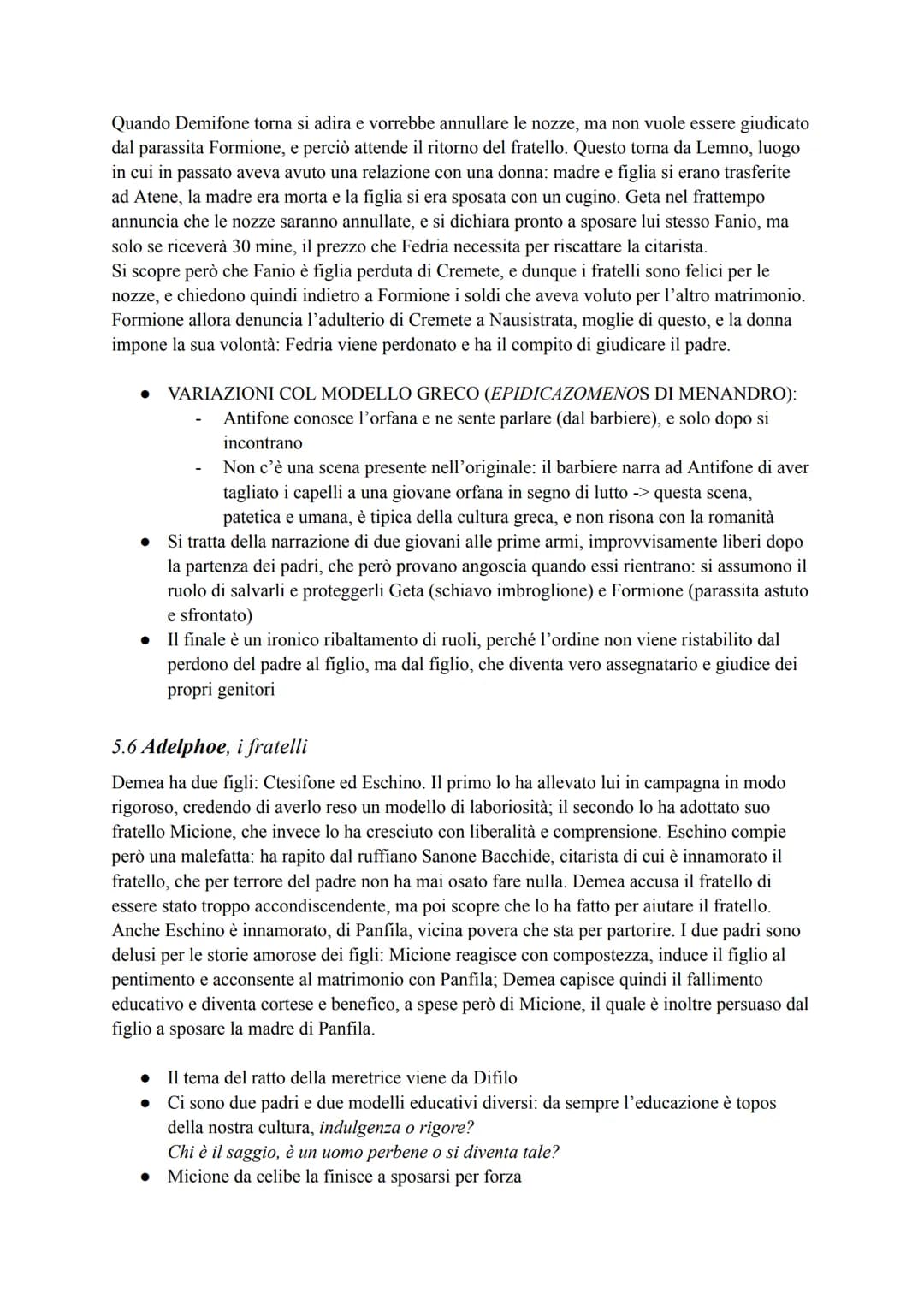 Terenzio
1. La vita di un liberto vicino agli ambienti filoellenici
È il primo poeta della letteratura latina ad avere una biografia antica,