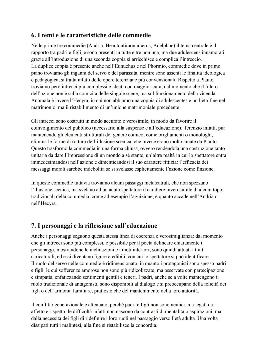 Terenzio
1. La vita di un liberto vicino agli ambienti filoellenici
È il primo poeta della letteratura latina ad avere una biografia antica,