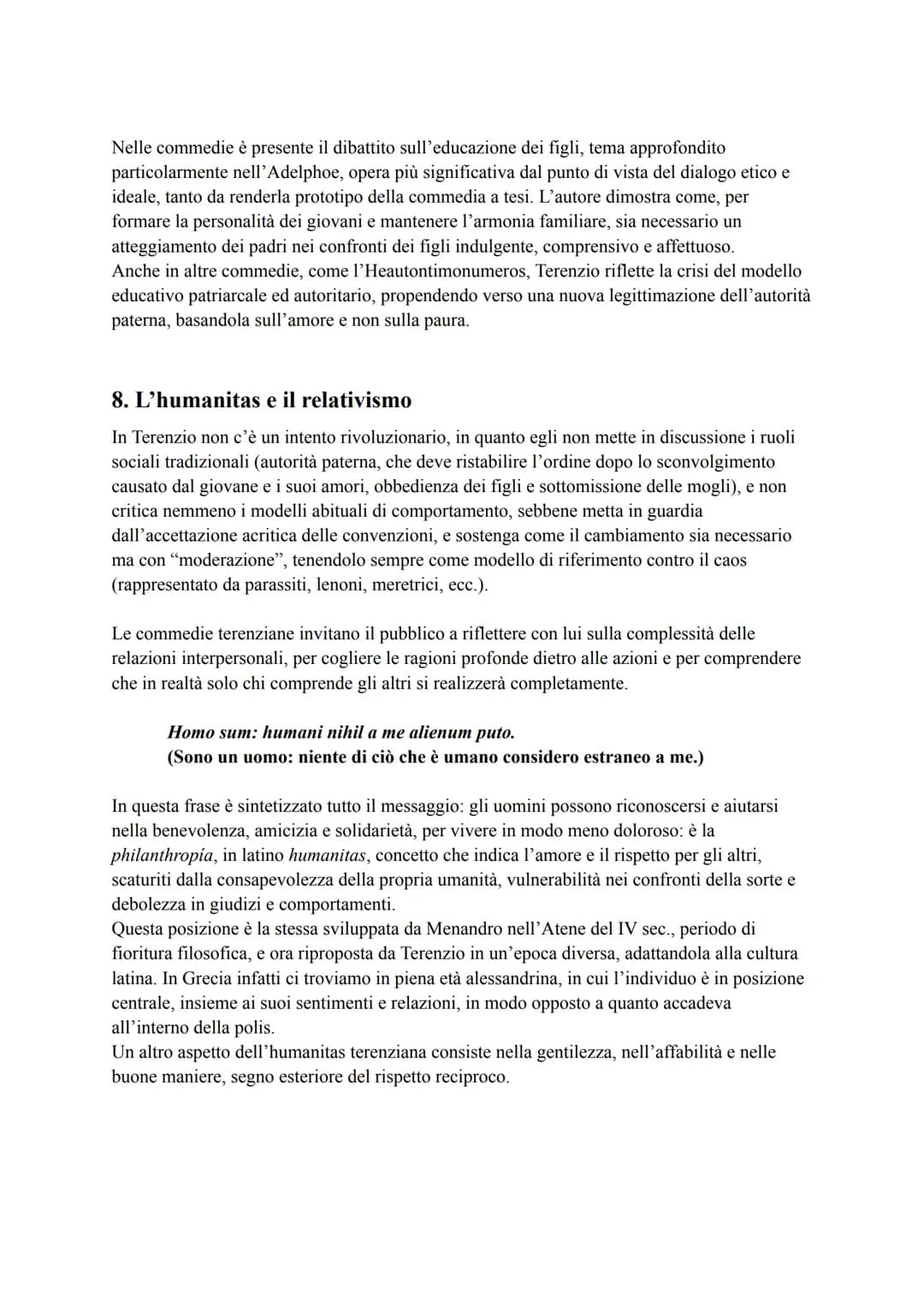 Terenzio
1. La vita di un liberto vicino agli ambienti filoellenici
È il primo poeta della letteratura latina ad avere una biografia antica,