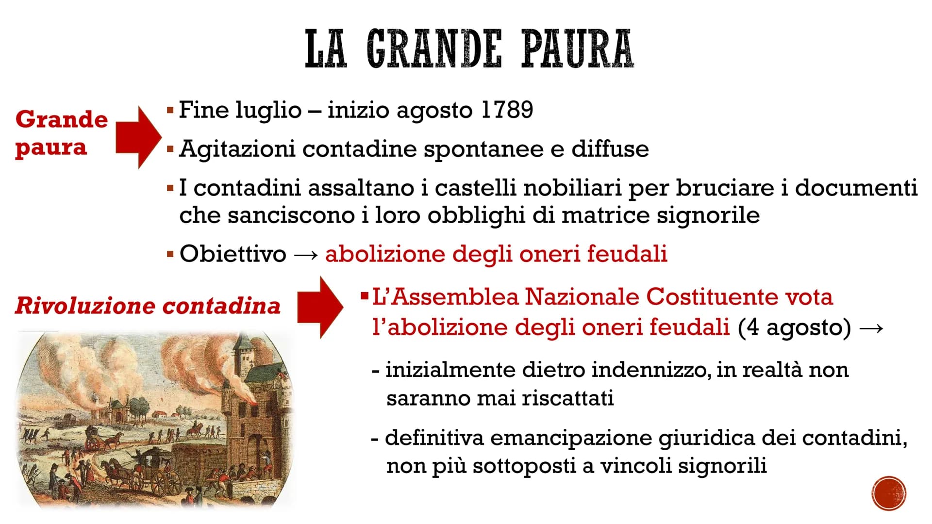 Sarcina
LA RIVOLUZIONE
FRANCESE
La fase monarchico-costituzionale (1789-1792) LA CONVOCAZIONE DEGLI STATI GENERALI
■
Su pressione della nobi