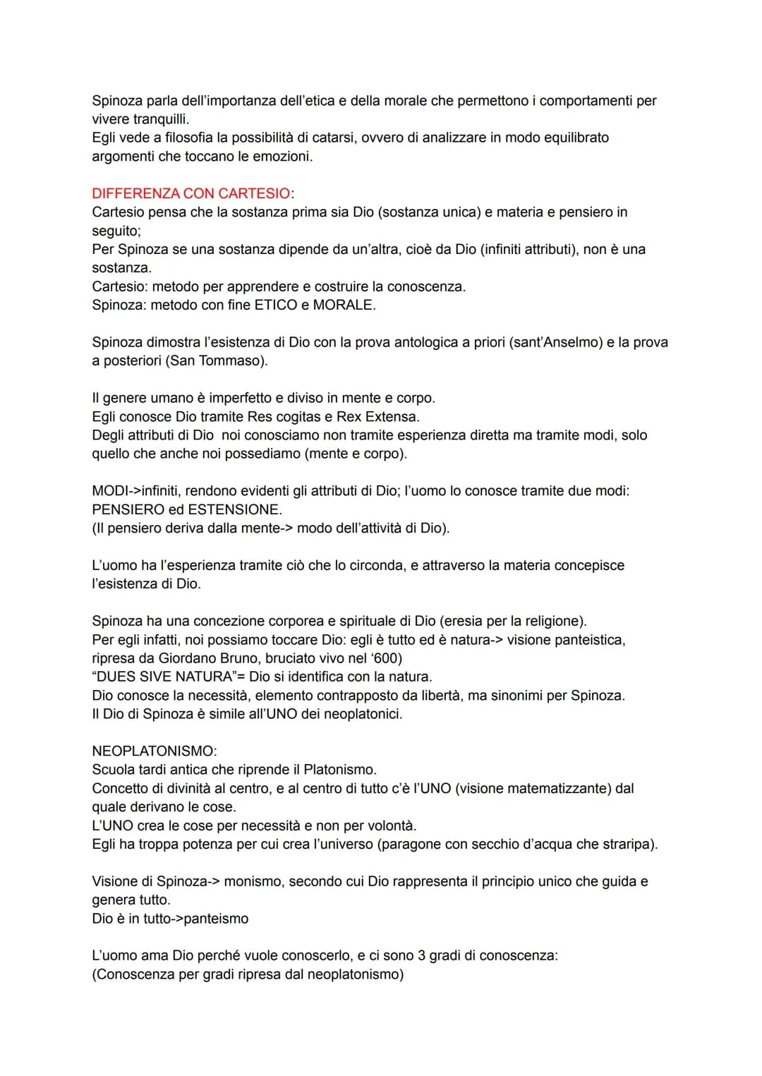 DOPO CARTESIO:
Cartesiani: sono nazionalisti (come Spinoza) seguono la già di Cartesio ma non condividono
tutto.
Anticartesiani: occasionali