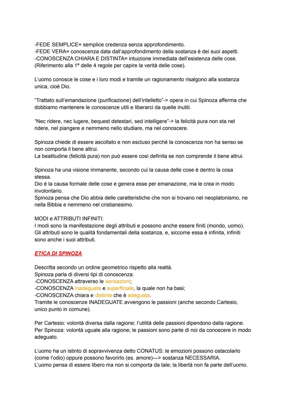 DOPO CARTESIO:
Cartesiani: sono nazionalisti (come Spinoza) seguono la già di Cartesio ma non condividono
tutto.
Anticartesiani: occasionali