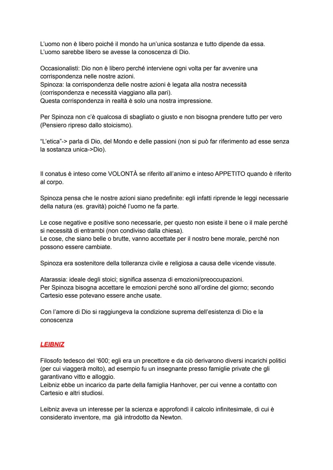 DOPO CARTESIO:
Cartesiani: sono nazionalisti (come Spinoza) seguono la già di Cartesio ma non condividono
tutto.
Anticartesiani: occasionali