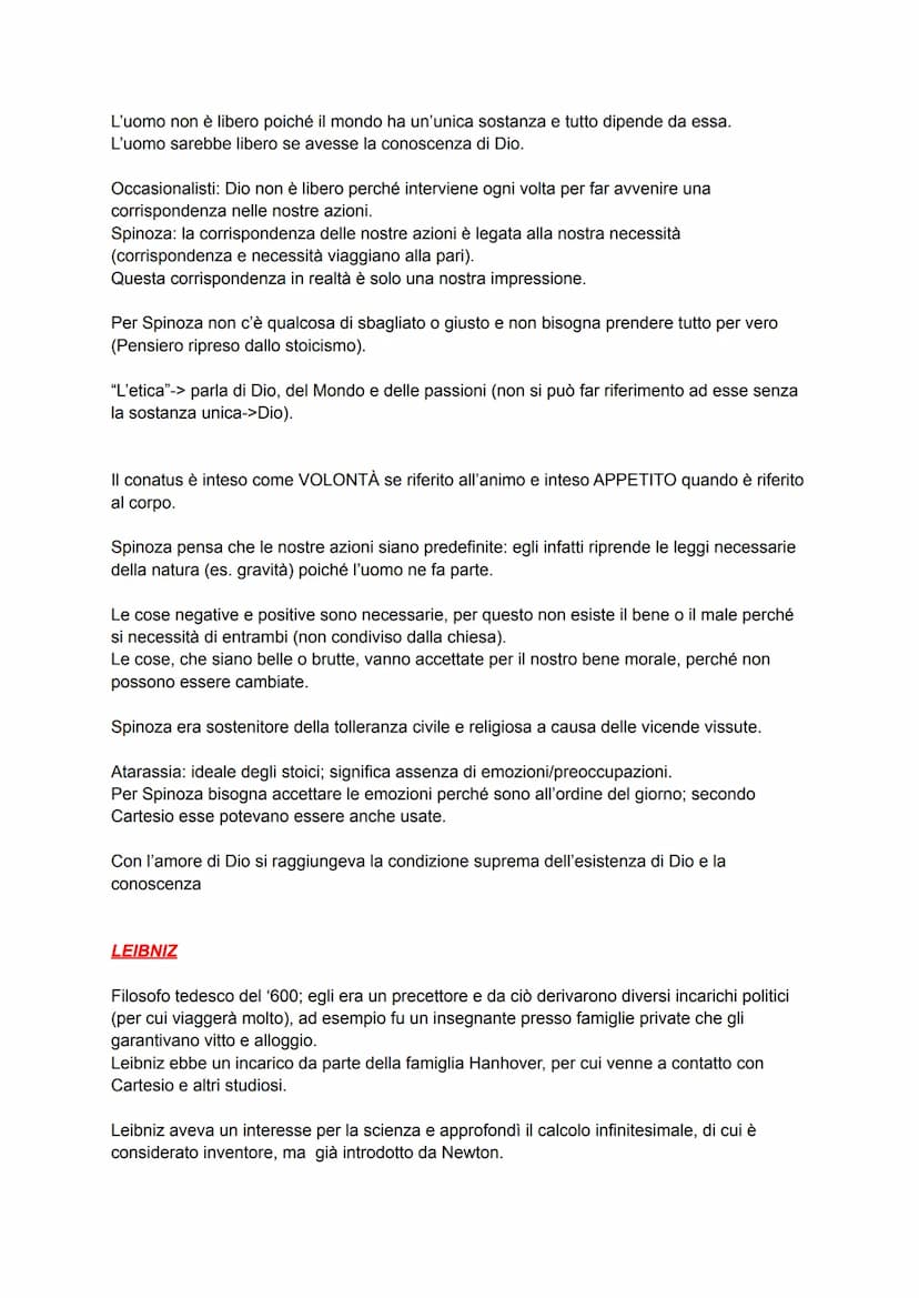 DOPO CARTESIO:
Cartesiani: sono nazionalisti (come Spinoza) seguono la già di Cartesio ma non condividono
tutto.
Anticartesiani: occasionali