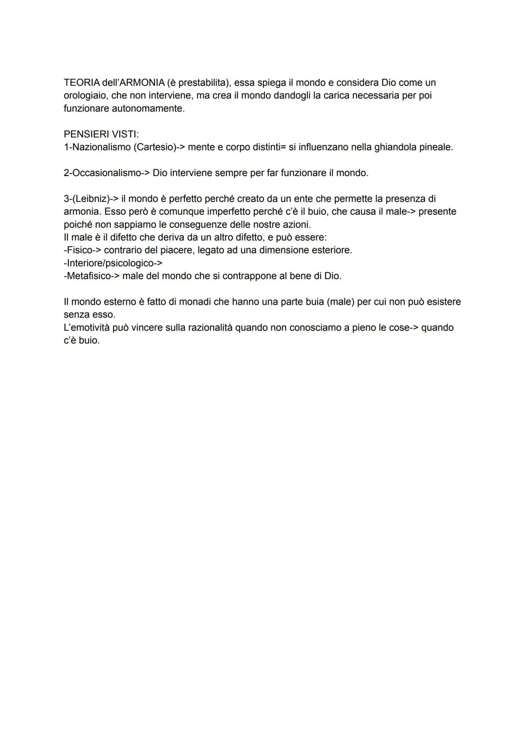 DOPO CARTESIO:
Cartesiani: sono nazionalisti (come Spinoza) seguono la già di Cartesio ma non condividono
tutto.
Anticartesiani: occasionali