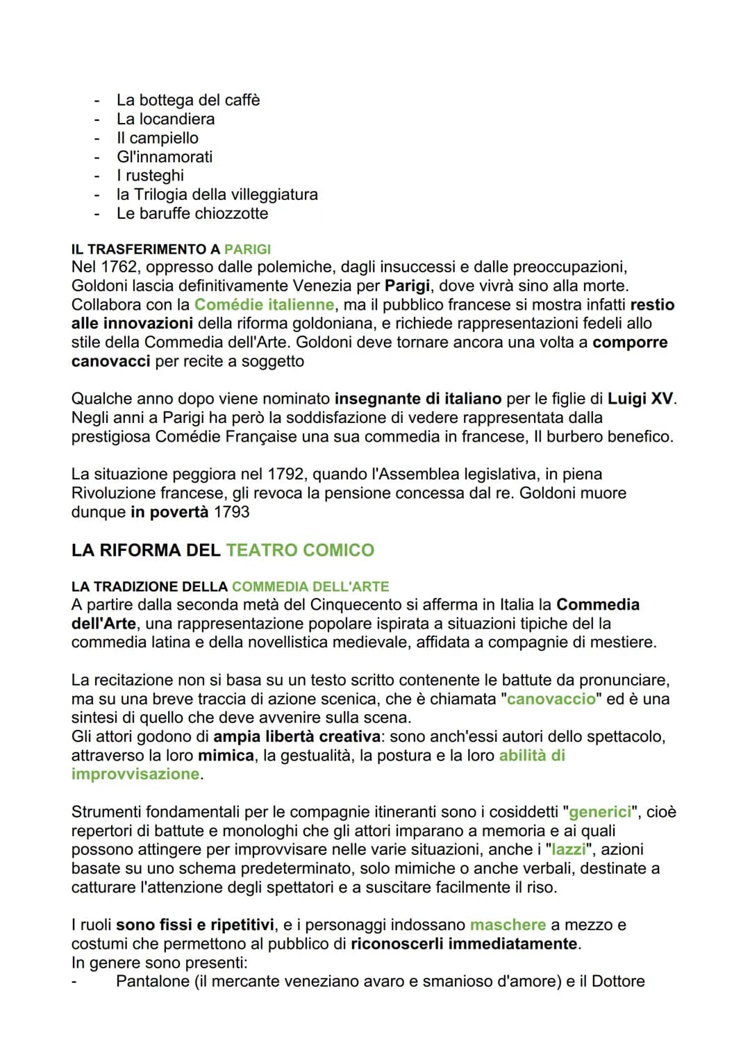 GOLDONI
L'AMBIENTE VENEZIANO:
Nel corso del XVIII secolo Venezia perde progressivamente importanza nella
politica internazionale: dopo una p
