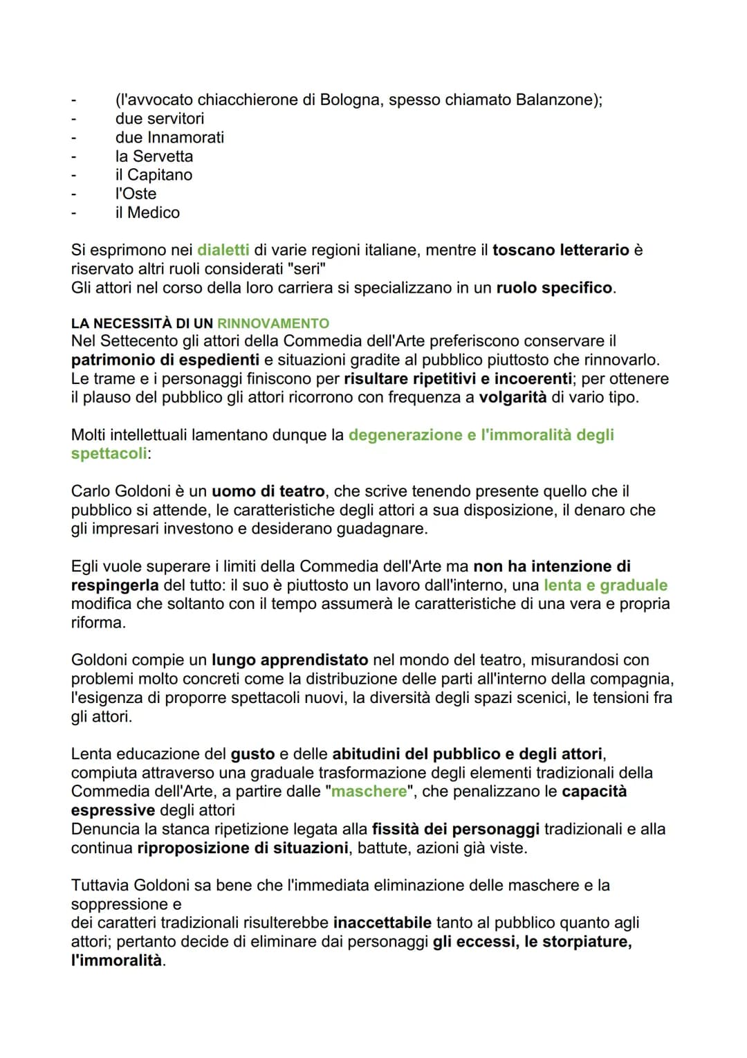 GOLDONI
L'AMBIENTE VENEZIANO:
Nel corso del XVIII secolo Venezia perde progressivamente importanza nella
politica internazionale: dopo una p