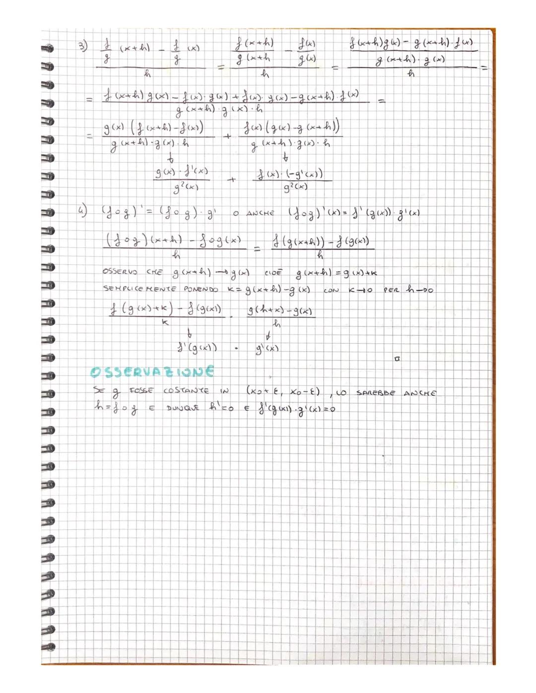 •
DEFINIZIONE
SIA f: [a, b]-OR
DIRO CHE & E DERIVABILE IN X SE
IN TAL CASO. DEFINISCO DERIVATA (PRIMA) DI
J
E LO DENOTO CON f'(xo).
NOTAZION