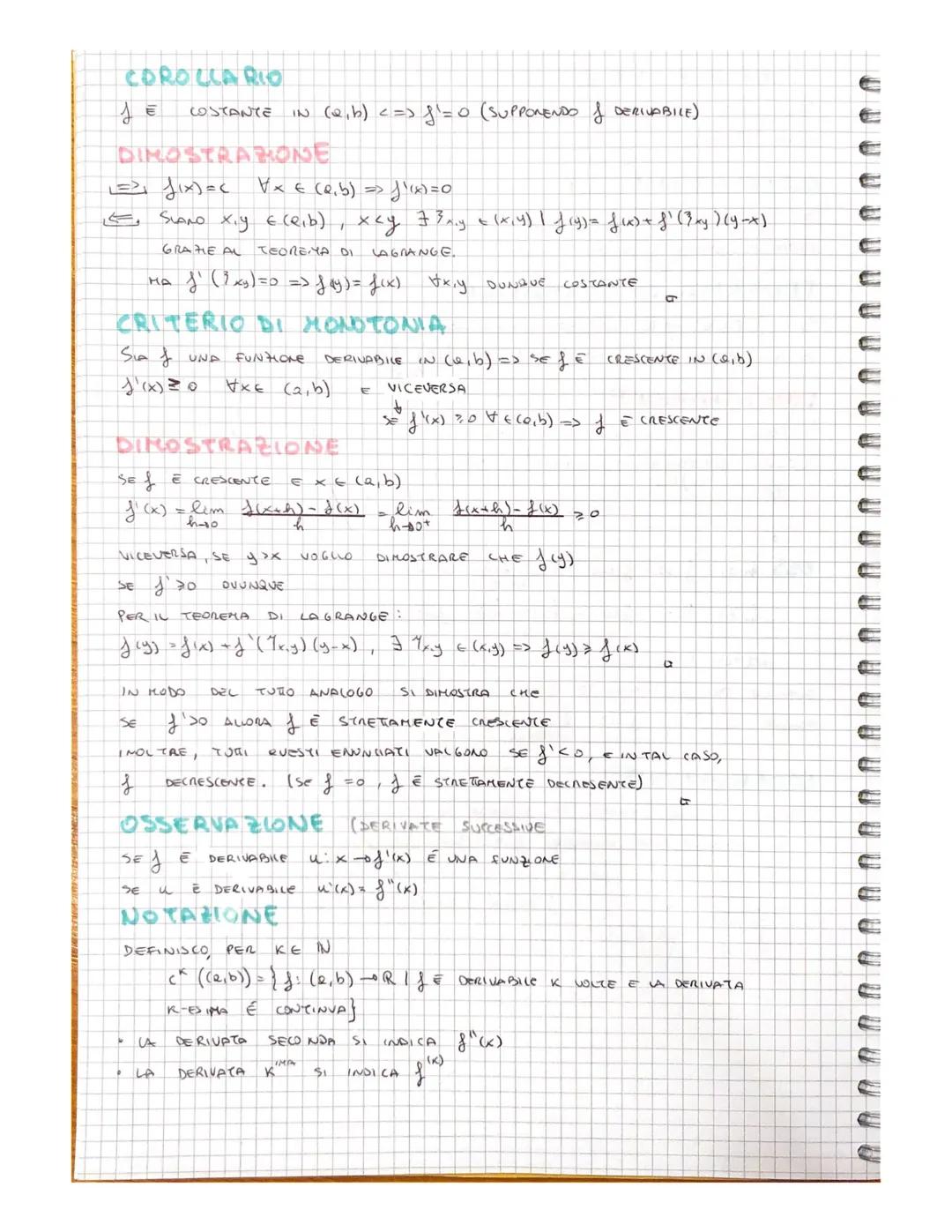 •
DEFINIZIONE
SIA f: [a, b]-OR
DIRO CHE & E DERIVABILE IN X SE
IN TAL CASO. DEFINISCO DERIVATA (PRIMA) DI
J
E LO DENOTO CON f'(xo).
NOTAZION