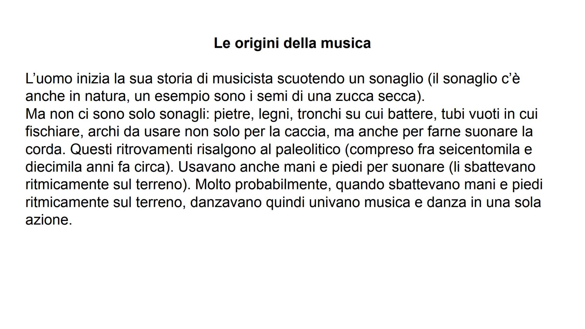 # La musica nell’ antichità # Prima della musica

Prima non c'erano i dischi, YouTube, la batteria ... però, la musica fu comunque
inventata