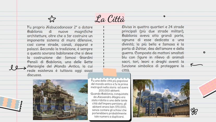 ☆
les
❀
Cocco
O
O
BABILONIA
C O
les
O
Dove si trova?
è situata nell'ampia pianura
fertile che si estende tra i
fiumi Tigri ed Eufrate, in
un