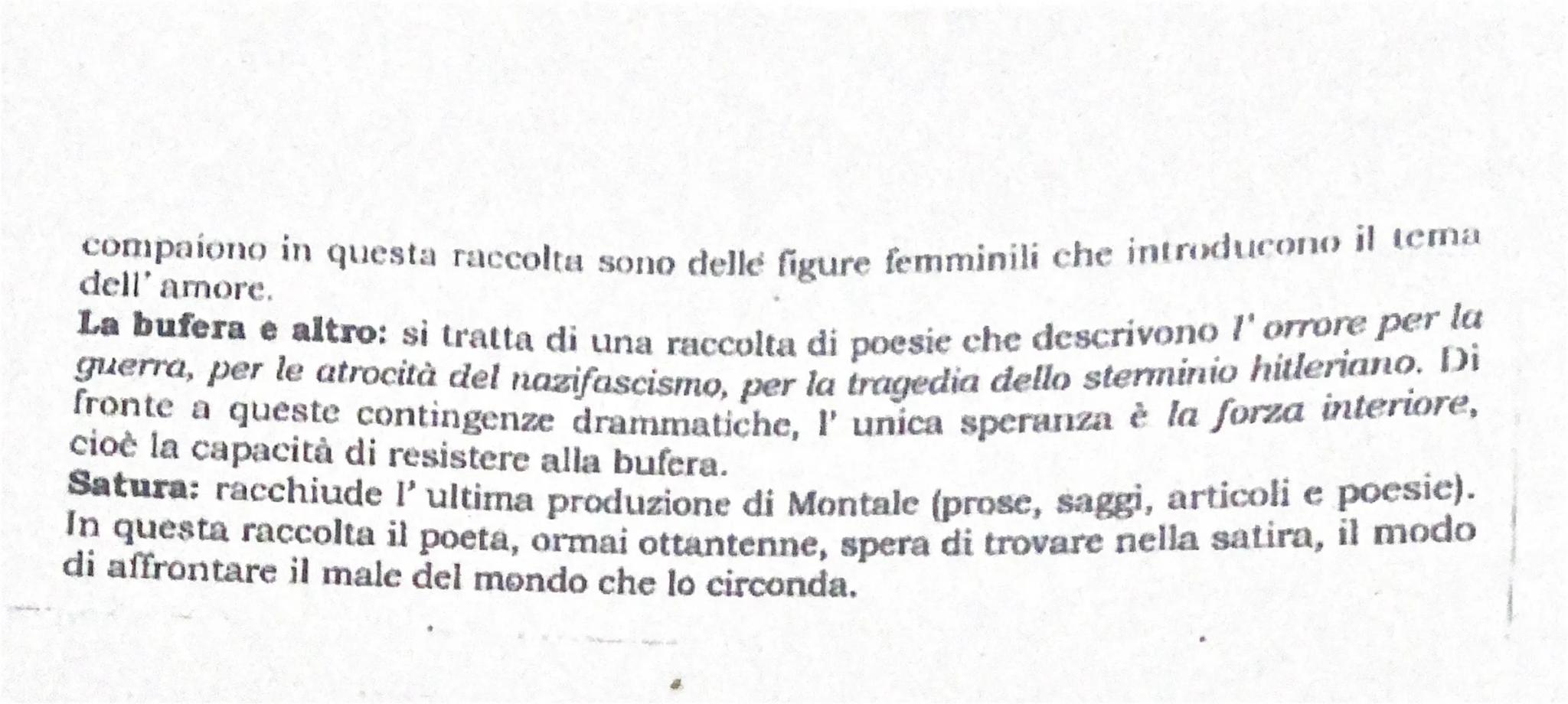 # EUGENIO MONTALE

LA VITA

Montale nacque a Genova nel 1896, dove freqtientó le scuole tecniche e intraprese
gli studi di canto che dovette