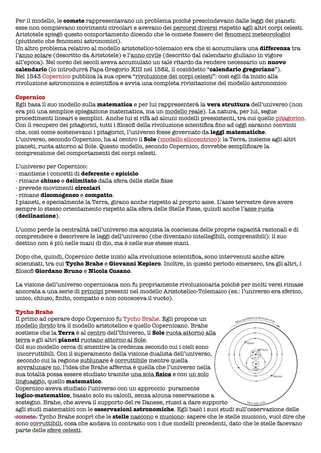 Rivoluzione scientifica
La rivoluzione scientifica si sviluppa tra la metà del XVI e il XVII sec.: inizia nel 1543, anno in cui
Copernico pu