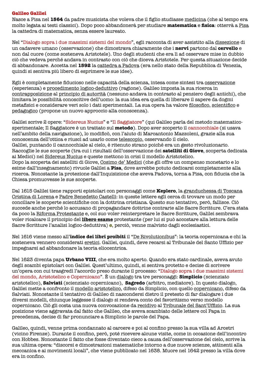 Rivoluzione scientifica
La rivoluzione scientifica si sviluppa tra la metà del XVI e il XVII sec.: inizia nel 1543, anno in cui
Copernico pu