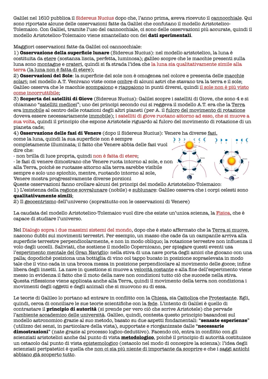 Rivoluzione scientifica
La rivoluzione scientifica si sviluppa tra la metà del XVI e il XVII sec.: inizia nel 1543, anno in cui
Copernico pu