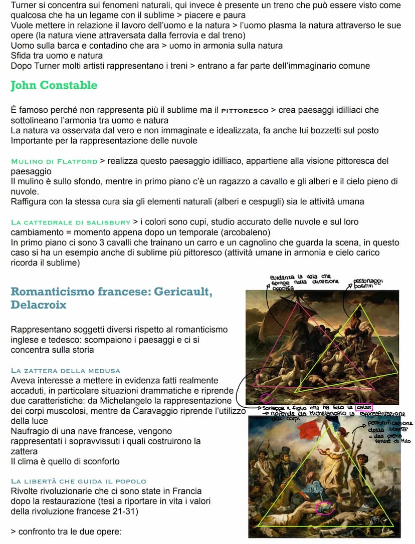 Romanticismo > è uno dei primi movimento che mette in luce il sentimento individuale
dell'artista
inizia intorno al 1830, anche se già delle
