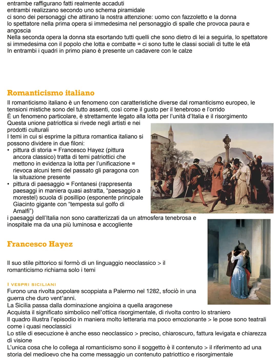 Romanticismo > è uno dei primi movimento che mette in luce il sentimento individuale
dell'artista
inizia intorno al 1830, anche se già delle