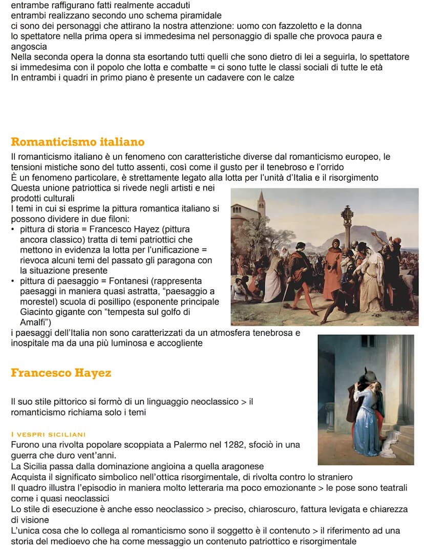 Romanticismo > è uno dei primi movimento che mette in luce il sentimento individuale
dell'artista
inizia intorno al 1830, anche se già delle