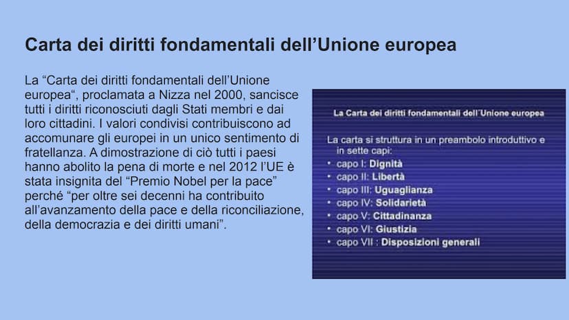 UNIONE EUROPEA "Manifesto di
Ventotene" scritto
dagli italiani
Altiero Spinelli ed
Ernesto Rossi nel
carcere quale
documento per
l'unità eur