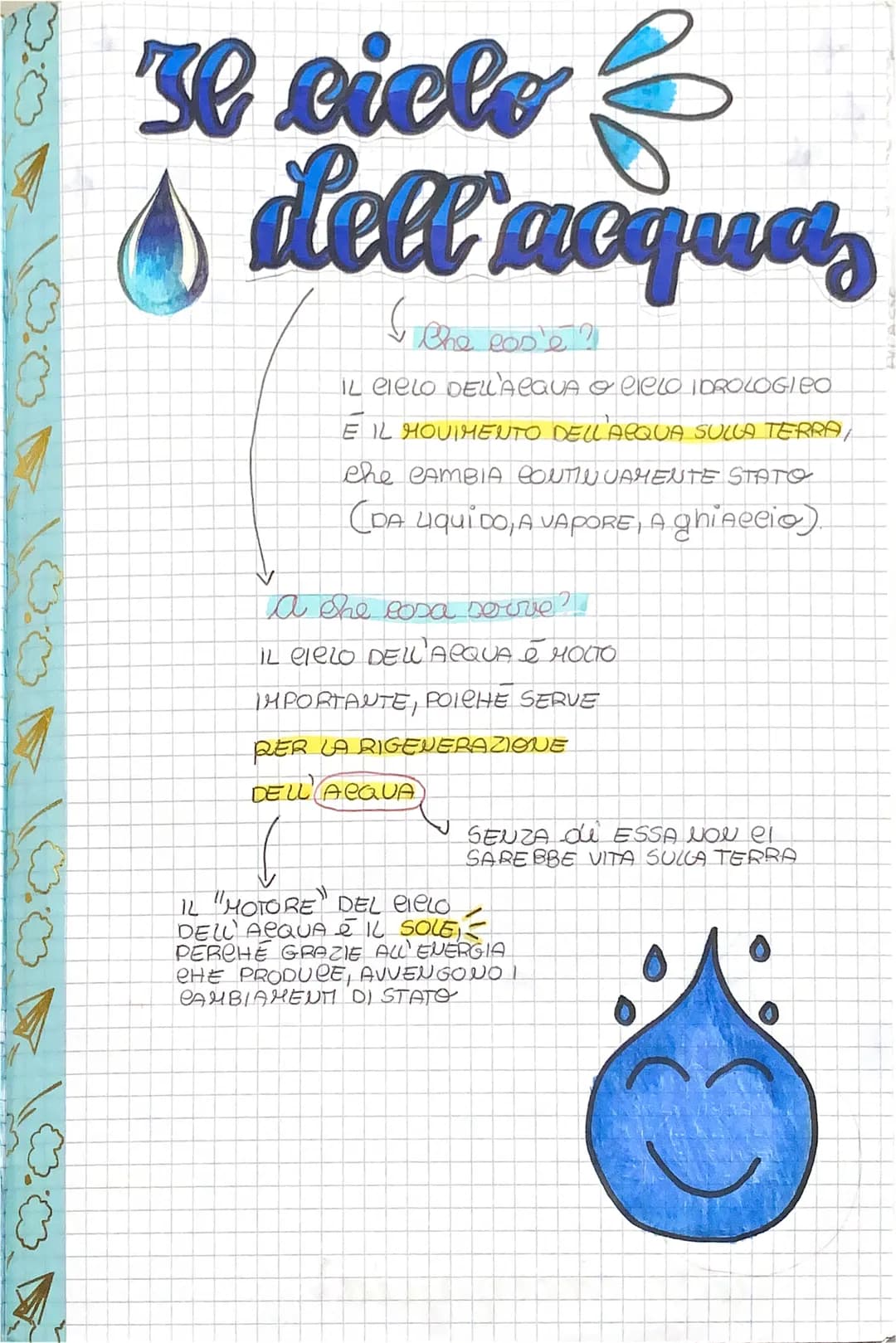3
7
17
10:0
1
cielo
dell'acqua
I the cos'è?
Je
&
IL CIELO DELL'ACQUA & Cielo IDROLOGICO
E IL MOVIMENTO DELL'ACQUA SULLA TERRA,
che CAMBIA CO