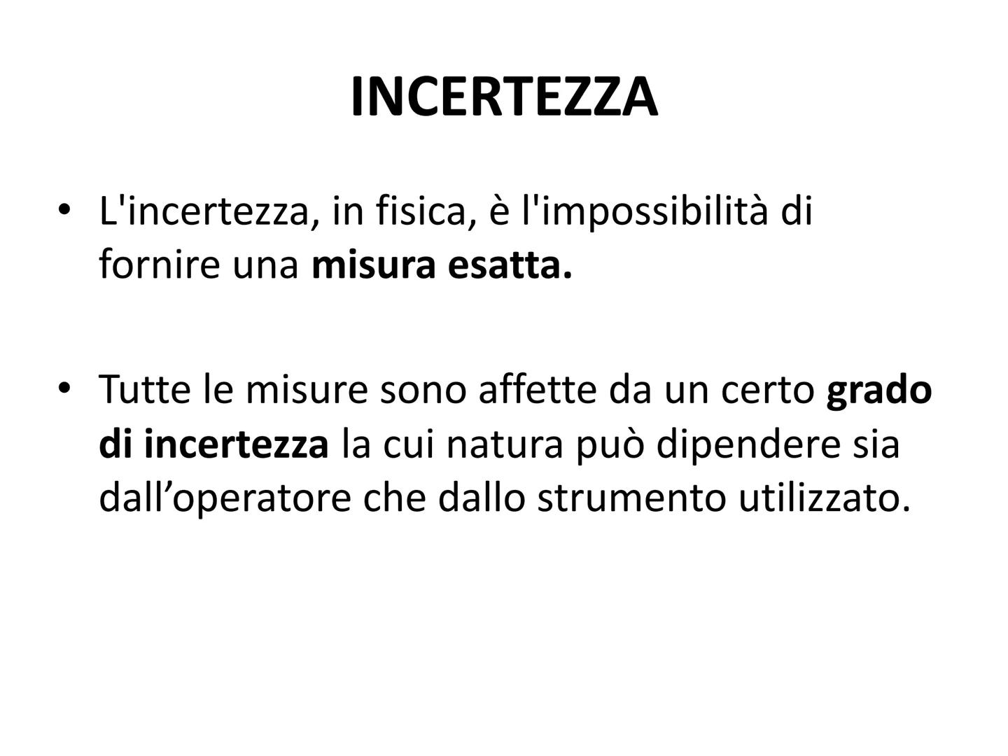 INTRODUZIONE
TEORIA DEGLI ERRORI ERRORI DI MISURA
Nella misura di una grandezza fisica gli ERRORI
sono inevitabili.
CHE SIGNIFICA?
ogni ERRO