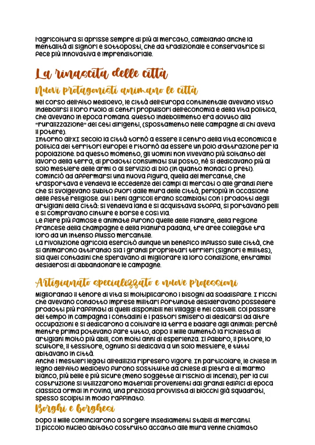 La crescita economica a partire dall'XI secolo
Il clima migliora e la popolazione cresce
Una nuova fase di ripresa
Intorno al Mille, dopo se