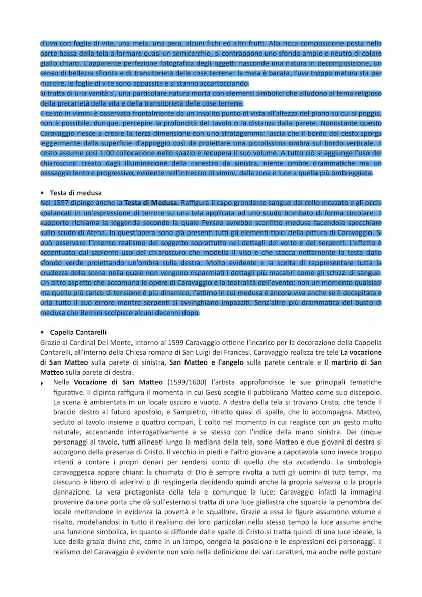 Arte Barocca
Il Seicento è stato il secolo della controriforma cattolica e l'arte ne diviene lo strumento educativo, il suo
scopo è di istru