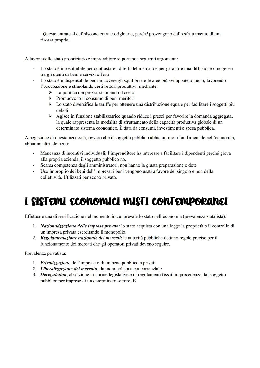 IL RUOLO DELLO STATO E LA FINANZA PUBBLICA
Lo Stato, o il soggetto pubblico economico, si presenta come fornitore di servizi alla collettivi