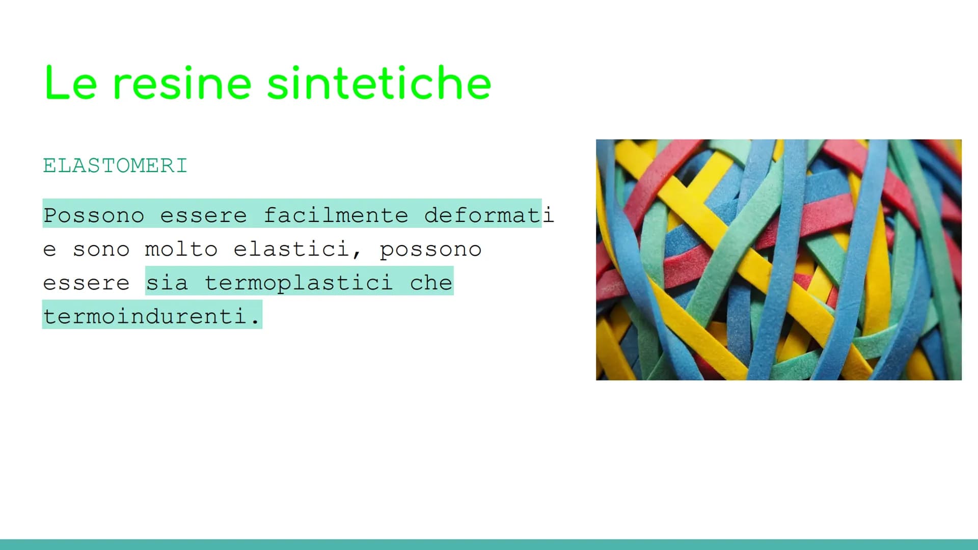 LA PLASTICA Cos'è la plastica e da cosa è formata
La plastica è un composto inorganico, formato da polimeri
derivati dal petrolio.
Polimeri: