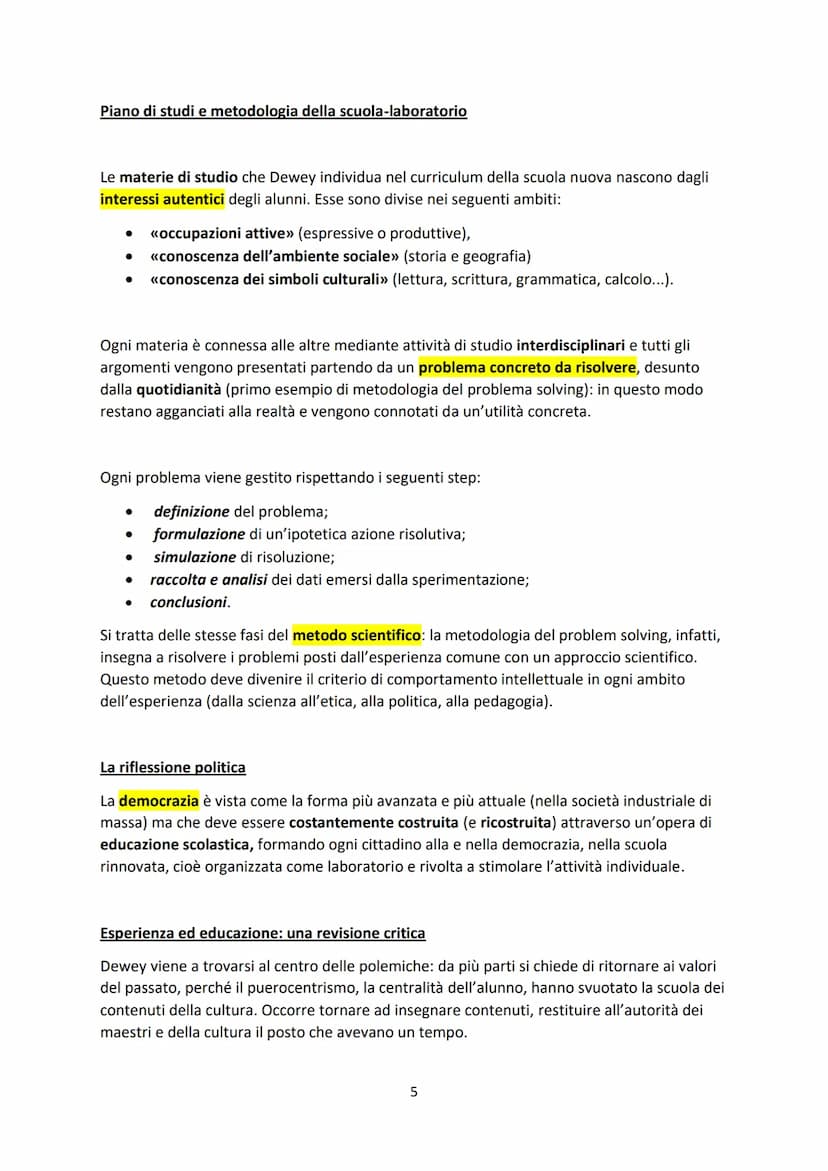 L'attivismo pedagogico
Che cos'è?
Con il termine attivismo ci riferiamo ad un insieme di studi
e di esperienze che vanno di pari passo e olt