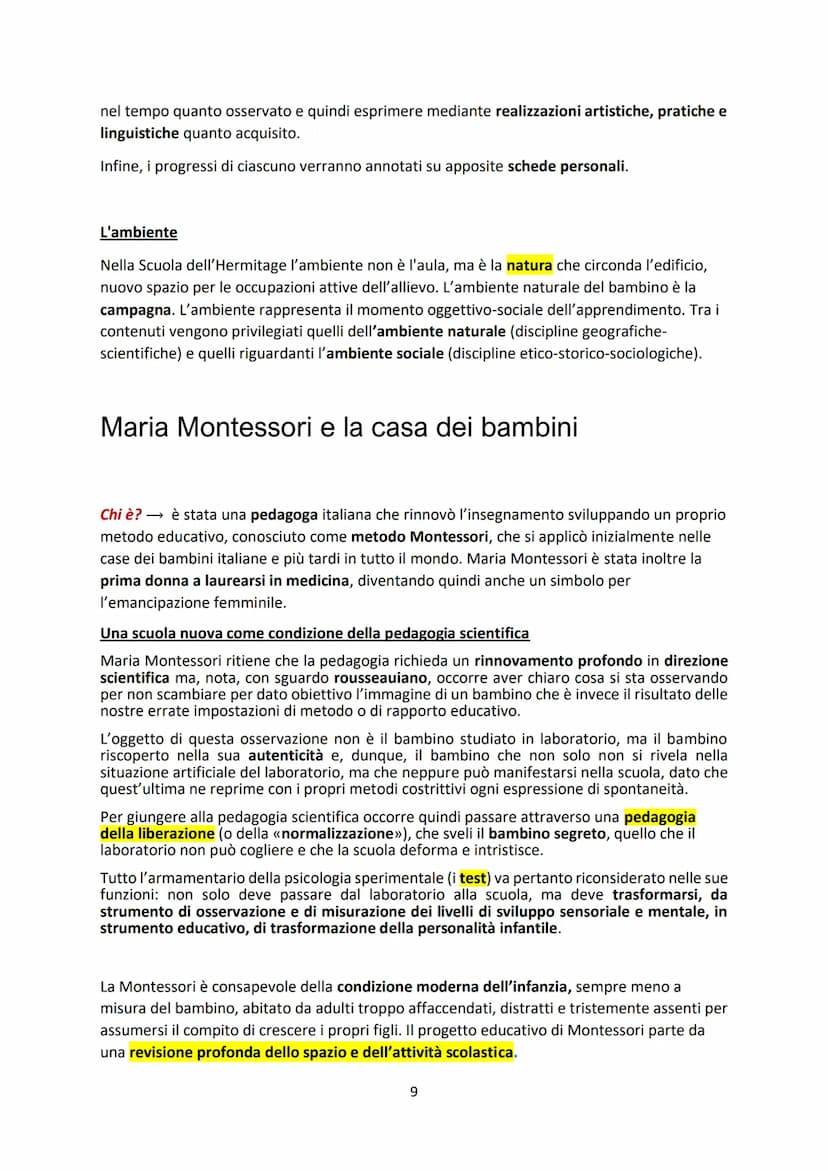 L'attivismo pedagogico
Che cos'è?
Con il termine attivismo ci riferiamo ad un insieme di studi
e di esperienze che vanno di pari passo e olt