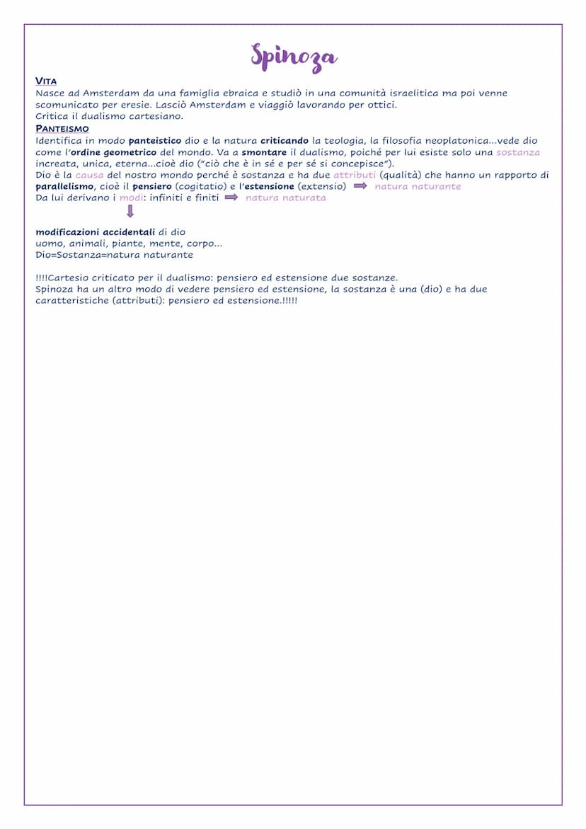 Cartesio
Il razionalismo: una nuova corrente che ritiene che sia il pensiero a "fondare" l'essere e del quale lui è il
massimo esponente.
VI