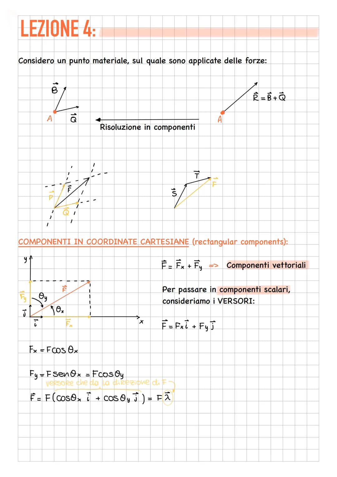 <h2 id="lesson4vectorsinphysics">Lesson 4: Vectors in Physics</h2>
<p>When considering a material point, it is essential to understand the f