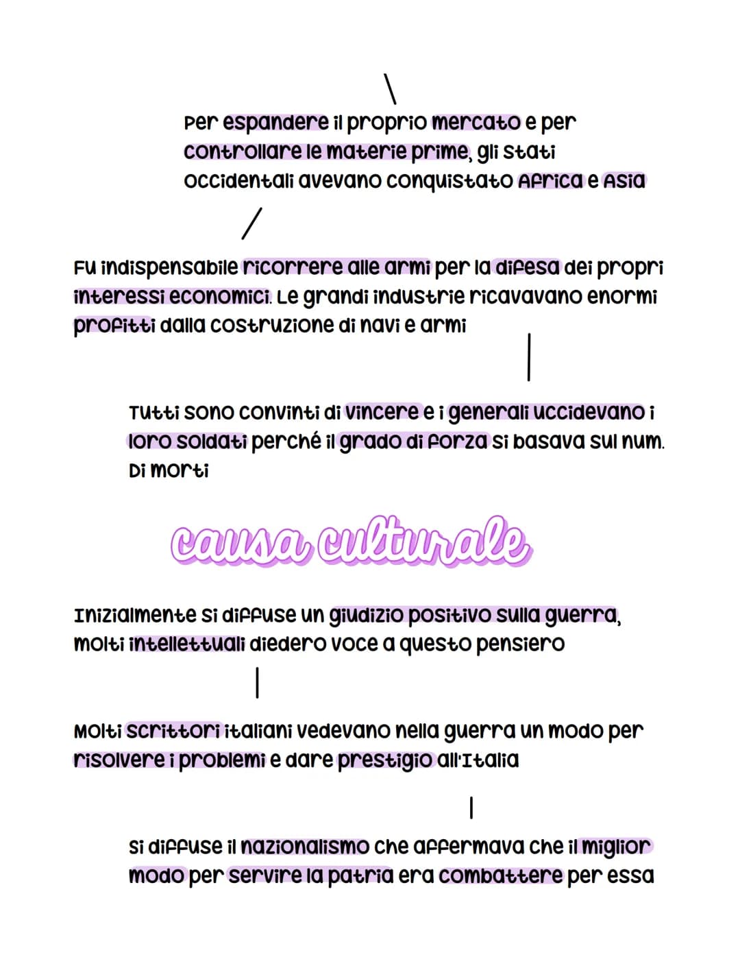 causa politica
Alla vigilia della guerra i rapporti tra gli Stati europei
erano tesi. I contrasti politici riguardavano dei territori
contes