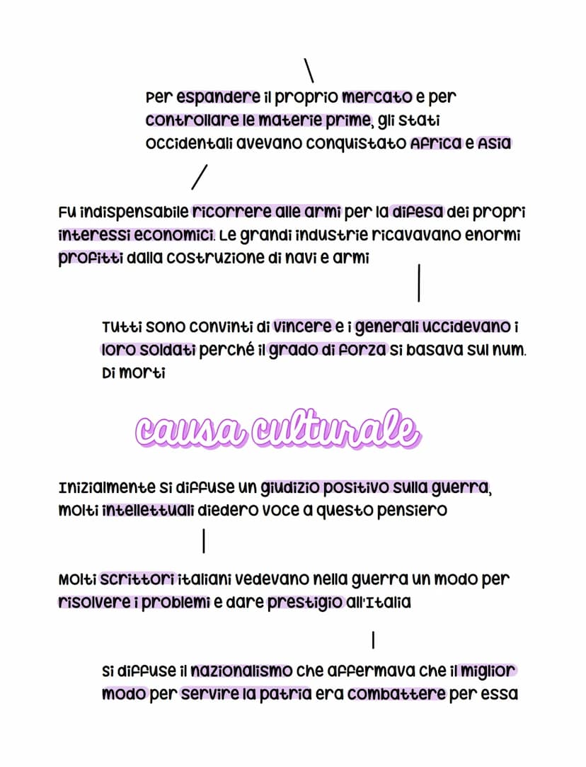 causa politica
Alla vigilia della guerra i rapporti tra gli Stati europei
erano tesi. I contrasti politici riguardavano dei territori
contes