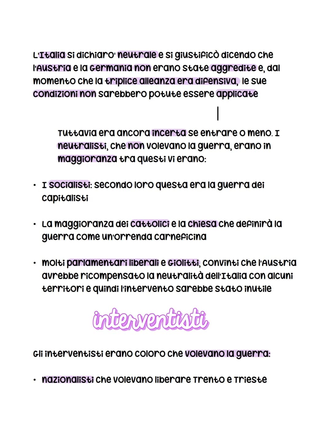 causa politica
Alla vigilia della guerra i rapporti tra gli Stati europei
erano tesi. I contrasti politici riguardavano dei territori
contes