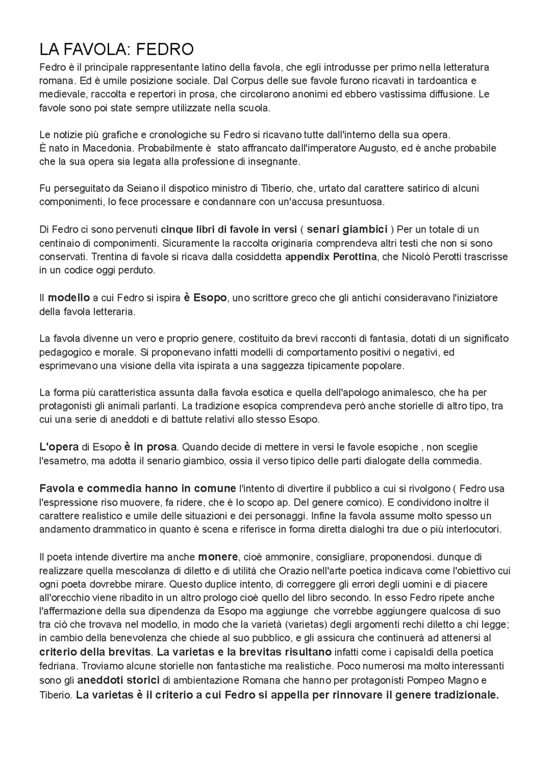 Favole di Fedro: Versione Italiana e Latina con PDF e Riassunti Brevi per Bambini