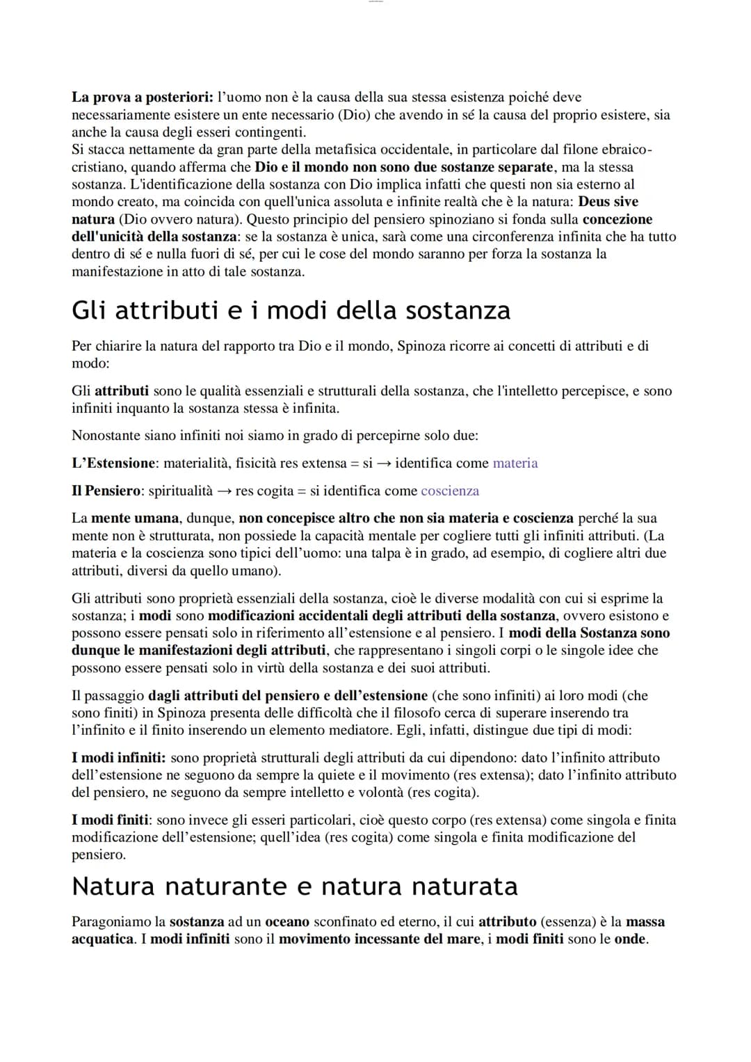 Spinoza
La vita
Nacque ad Amsterdam il 24 novembre 1632 da una famiglia ebraica che è stata costretta ad
abbandonare la Spagna per intollera