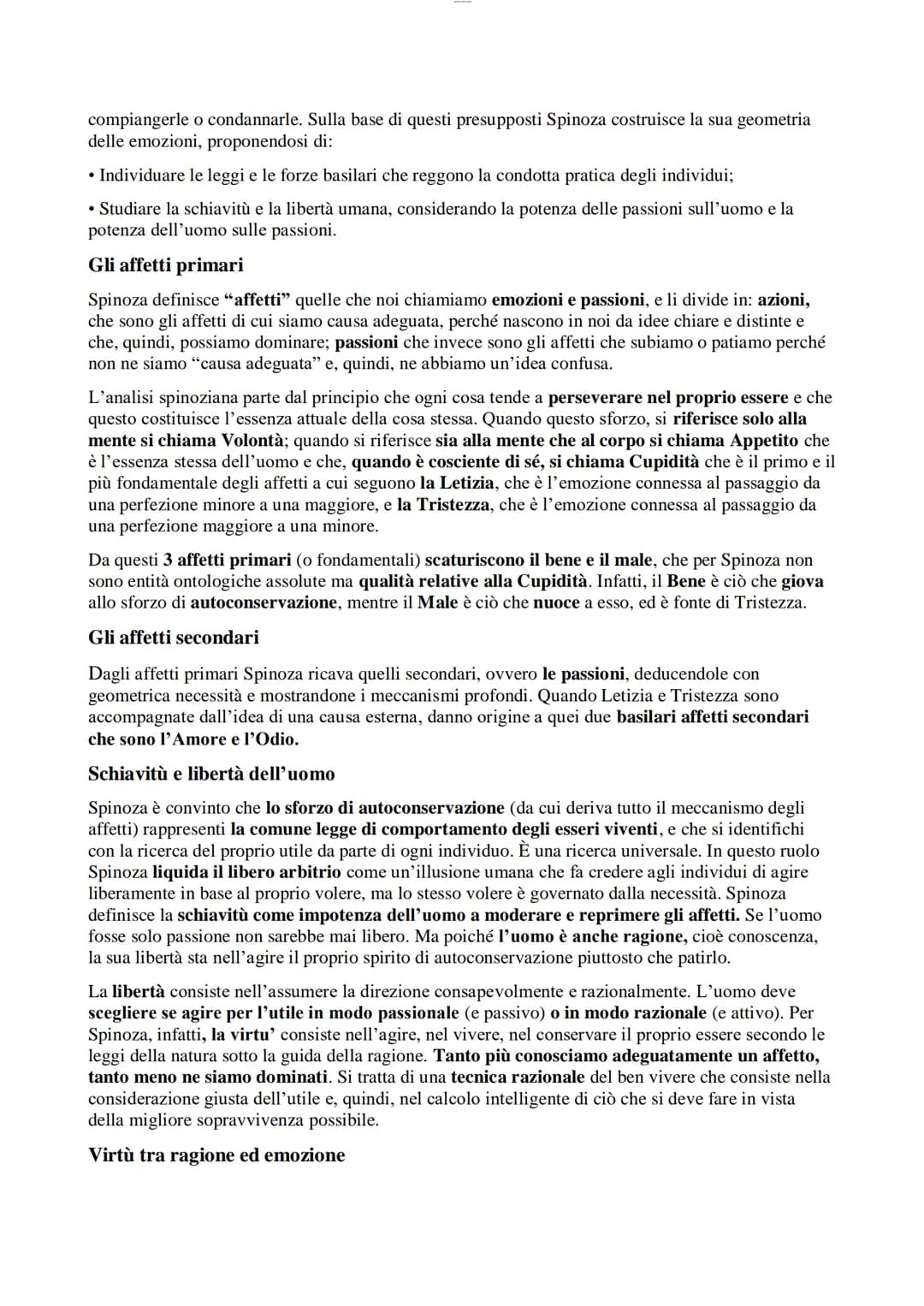 Spinoza
La vita
Nacque ad Amsterdam il 24 novembre 1632 da una famiglia ebraica che è stata costretta ad
abbandonare la Spagna per intollera