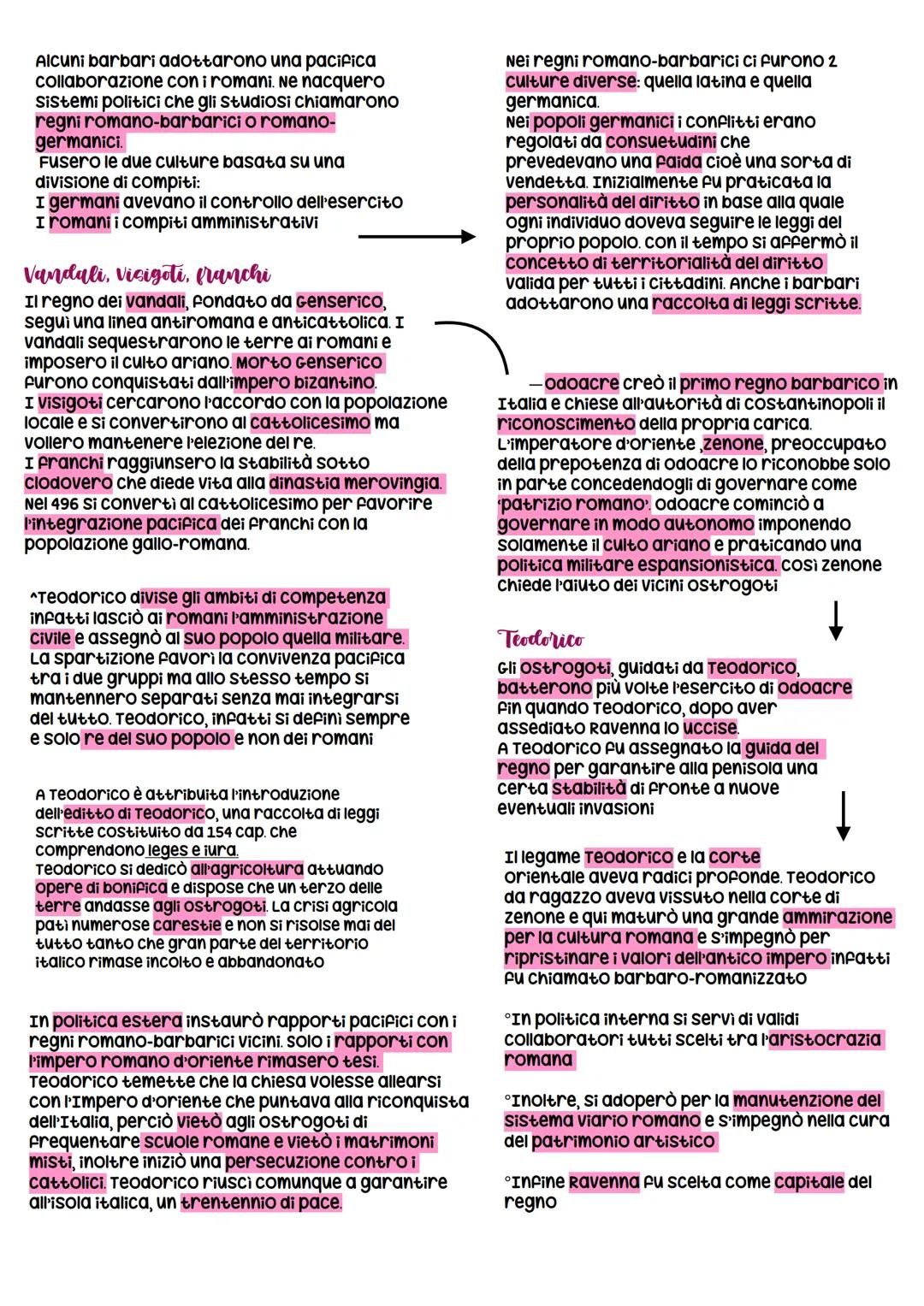 # I regni romano-barbarici

Il 476 è considerato il momento del passaggio
dall'età tardo antica al MEDIOEVO che si
concluderà nel 1492 con l