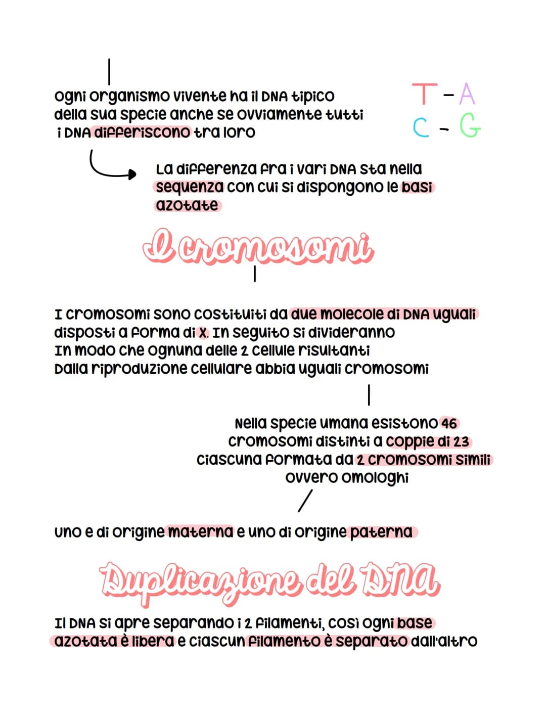 apna
ogni organismo possiede all'interno del nucleo il DNA (acido
desossiribonucleico) che contiene il patrimonio ereditario
di un organismo