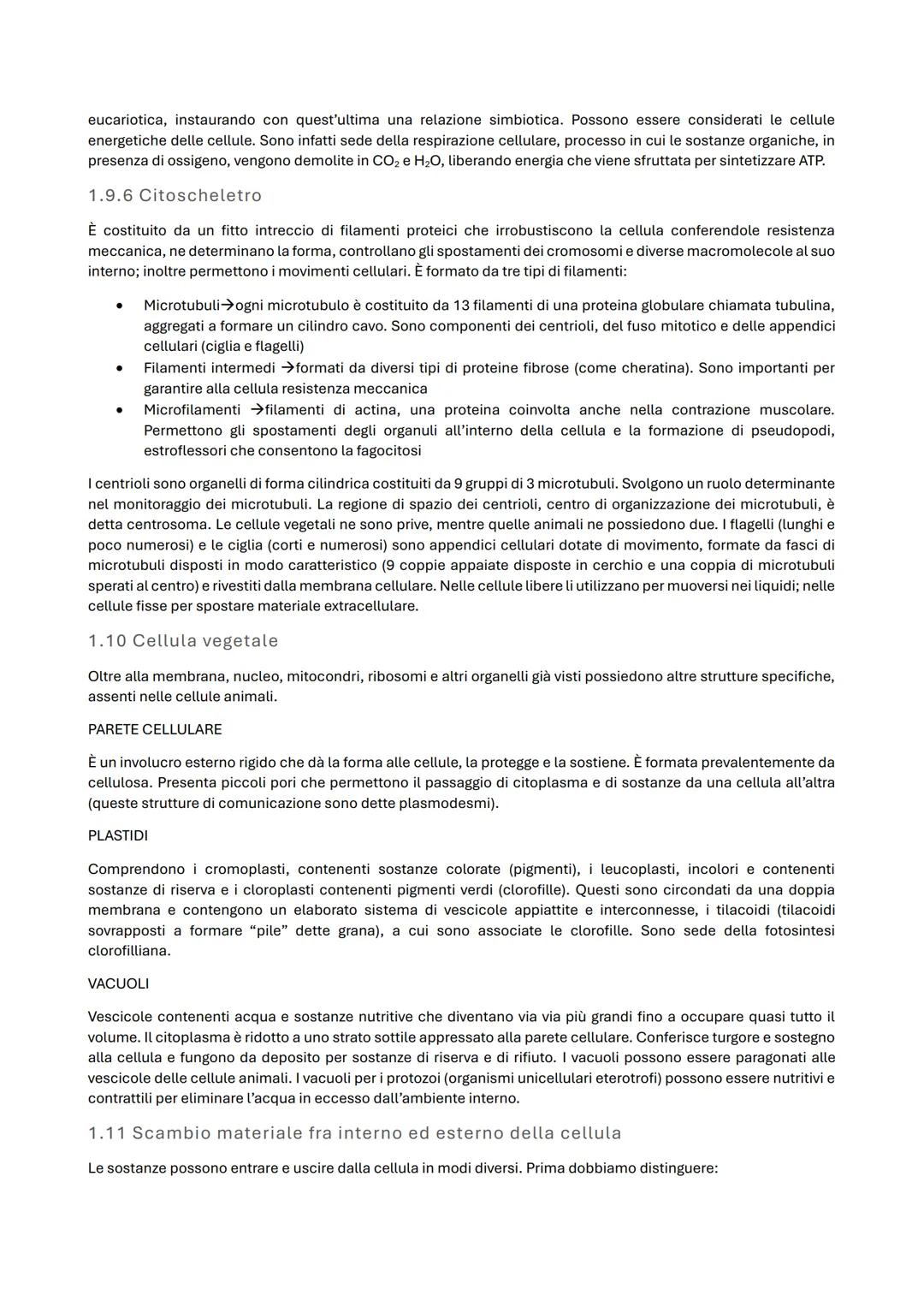 --- OCR Start ---
Biologia cellulare
1.1 Introduzione alla biologia
La biologia studia gli esseri viventi e il loro funzionamento. Un organi