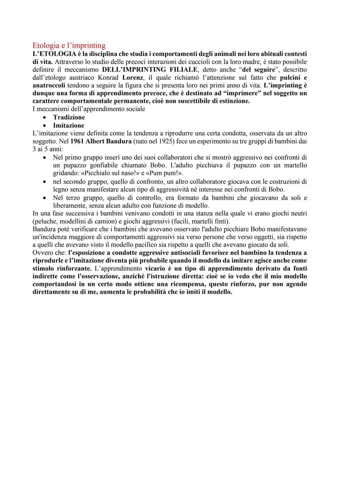 Definizione:
L'apprendimento è una modifica del nostro comportamento, basato sull'esperienza:
Non implica sempre un insegnamento.
●
●
●
Defi